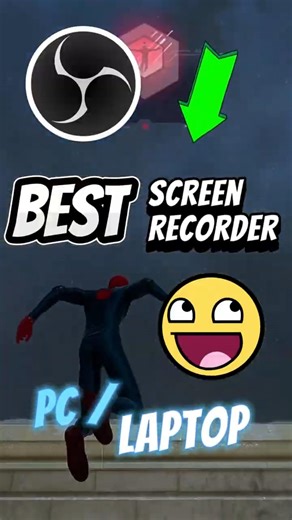 Best screen recorder for pc/laptop 2026 🔥 #shorts #screenrecorder