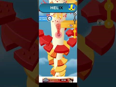 I go through 10 levels in the helix jump game