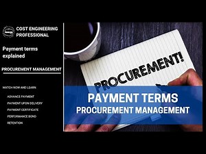 Payment terms explained for construction industry