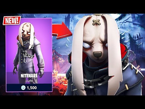 New Creepy Nitehare Bunny Skin! (Fortnite Battle Royale)