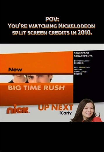 2010 Nickelodeon Split Screen Credits Nostalgia