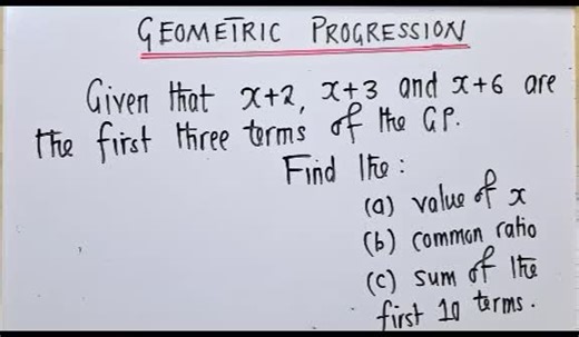 Understanding Geometric Progression in Geometry