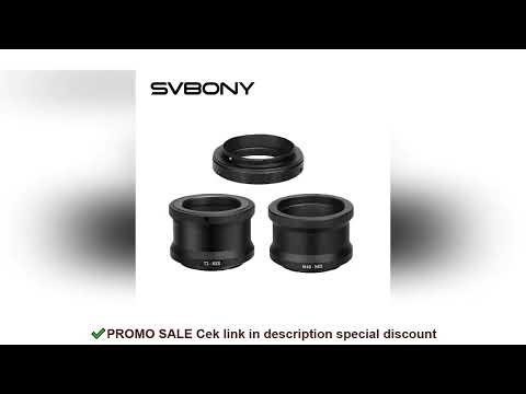 SVBONY SONY DSLR Cameras Adapter Ring M42 (T2-AF)/M42 (T2-NEX)/M48 (M48-NEX) for Astronomy Photograp