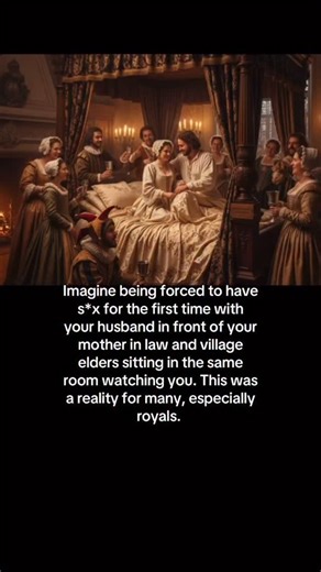 Mehnaz on Instagram: "Would you be okay with this old wedding bedding tradition happening today? ____ #foryou #explore #true #interesting #truestory #creepy #history #marriage #married #historylovers #historylesson #historia"