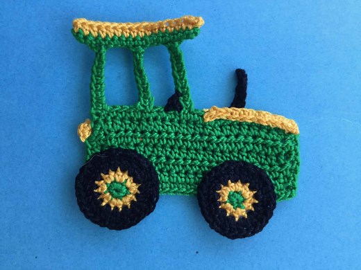Free Crochet Tractor Pattern
