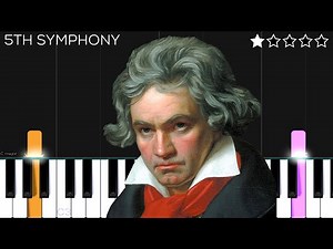 Beethoven - Symphony No. 5 | EASY Piano Tutorial