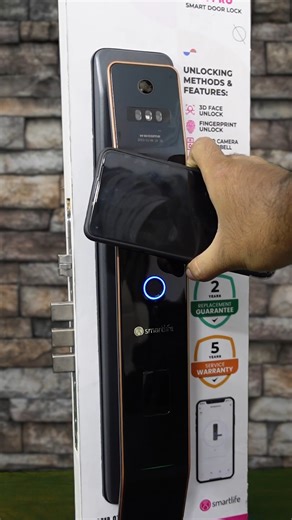 Smart Life Z1 Pro The Most Premium Smart Door Lock. For more details, click the play button. Here are the Z1 Pro’s unlocking methods 3D Face Recognition, Fingerprint, Password, NFC(Not applicable for ios) , IC Card, Key, Remote App Unlock. Reach us anytime at: 01825-777111, 09613-070809 Get the best smart home experience in Bangladesh: Experience Center: Shop-120, Plaza A.R Shopping Mall, House-2, Road-14, Dhanmondi, Dhaka-1209. Dhaka, Bangladesh #SmartLife #KeylessEntry #FaceRecognition #SmartD