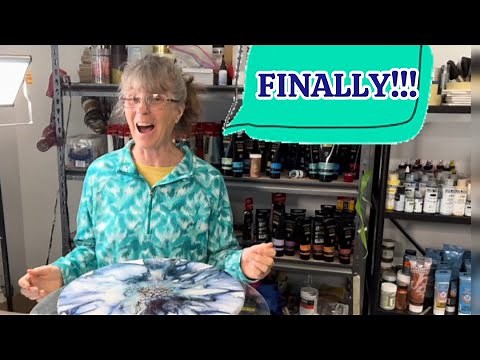 312. COMPLETE Lazy Susan TUTORIAL~ Tape, Seal, Pour, Resin, Tent, Clean, Sand! #acrylicpainting