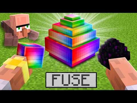 Minecraft But You Can FUSE Any Block..