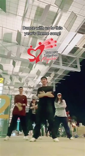 Dance to this year's NDP theme song, Stronger Together. Watch the full instructional video in our previous post and learn the full dance moves! Tag and show us your #DanceoftheNation! #NDP2022 #Majulah #StrongerTogether