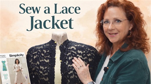 Sewing tips for a flawless stretch lace jacket