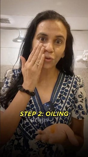 How to Apply Face Oils the Right way 🌿✨#faceoils #shorts
