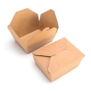 [Hot Item] Manufacture Biodegradable Disposable Kraft Paper Food Container Takeaway Package Boxes