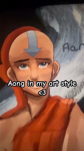 Aang drawing #drawing #avatar #music #retro #vocaloid