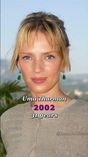 Uma Thurman：One of the most iconic sex symbols of the 1990s.#fyp #usa #growup #umathurman #hollywood