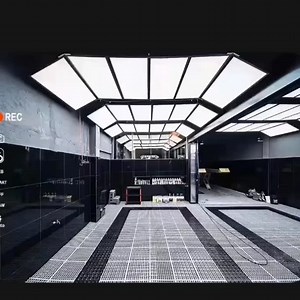 Factory Sell Luxury Honeycomb Lamp Hexagonal Led Light Detailing Lights for Car Showroom Garage Hexagon Working Light