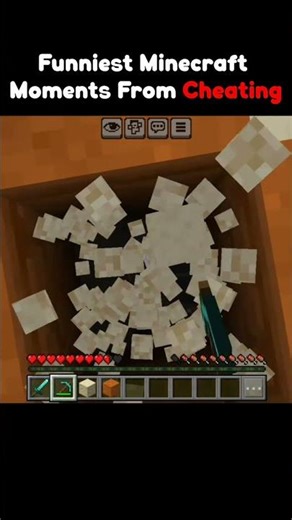 Funniest Minecraft Moment From Cheating 😂 #minecraft #shorts #funniestminecraftclips