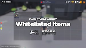 [ESX/QB] Whitelisted Items