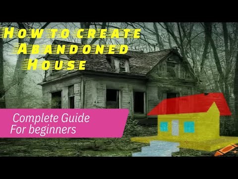How to make an abandoned house in Blender Tutorial complete vedio for beginners | blender 4.2