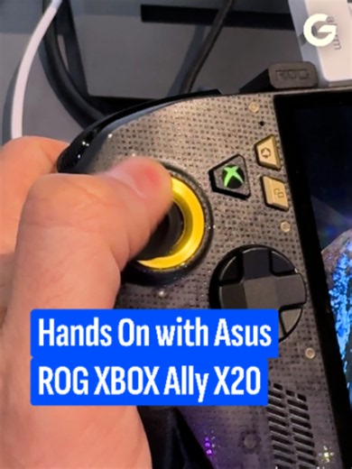 OLED handhelds are just better. Cast your eyes back to the Nintendo Switch OLED and remember its improved visuals. The Steam Deck OLED fixed the few lingering problems of the original 2022 handheld PC. And the new Asus ROG Xbox Ally X20 similarly fixes many of the niggling details of the original Xbox Ally X. It’s also certain to cost an enormous sum of cash. For our full details about the ROG Xbox Ally X20, tap our link in bio. Story: Kyle Barr #asus #xbox #gaming #gamers #gadget