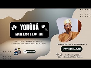 Learn Yoruba with Abayomi – Beginner to Advanced (Preply Tutor)