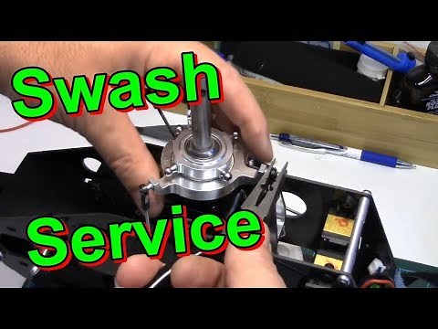 RC Helicopter Swashplate Inspection & Maintenance