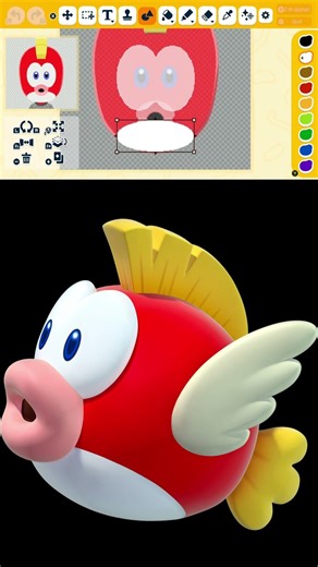 How to make Cheep Cheep from Super Mario #cheepcheep #supermario