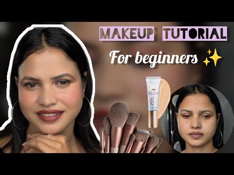 Easy makeup tutorial with bb cream ✨ | Step by step makeup tutorial 👍🏻 | Makeup with bb cream ✨