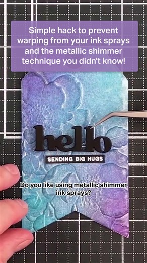 Add the Wow Factor to Embossing Folders with Ink Sprays #altenew #cardmaking | Altenew