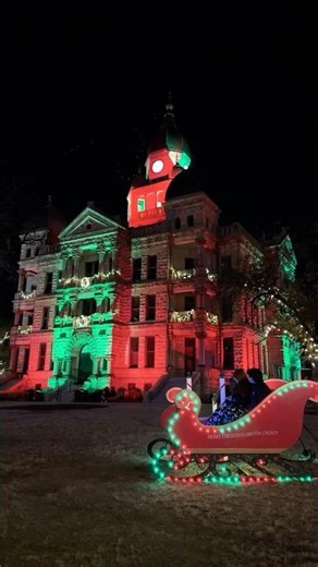 We don't just celebrate Halloween... 🎄 #denton #holidaylights