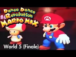 Dance Dance Revolution Mario Mix: Gameplay Walkthrough Part 5 - World 5 (Final Part)