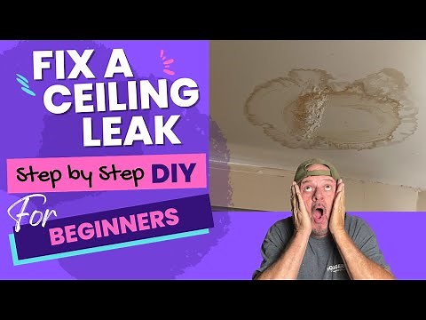 How To Fix A Ceiling Leak