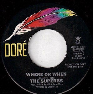 The Superbs - Where Or When