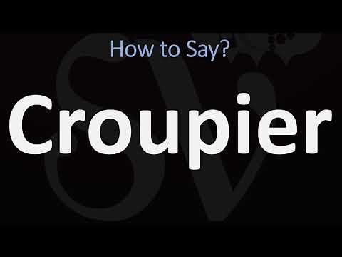 How to Pronounce Croupier? (CORRECTLY)