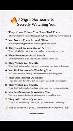 7 Signs Someone Is Secretly Watching You | Hidden Psychology Facts 👀🧠