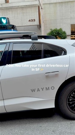 A little nervous but the driver understood the assignment #wayno #driverless #sf #driverlesscars