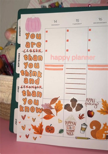 time to fill in this weeks’ plans 🧡 @The Happy Planner Shop #happyplanner #plannersetup #planner #planwithme #weeklyplanner