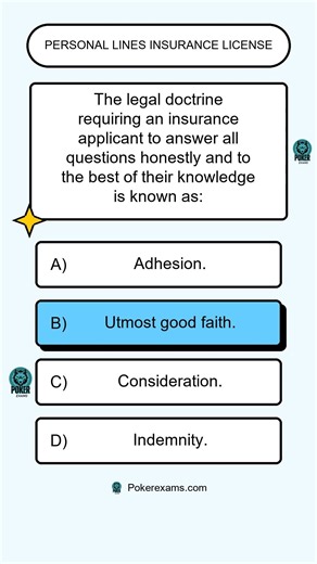Personal Lines Insurance License