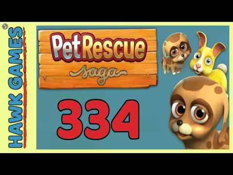 Pet Rescue Saga Level 334 Super Hard - 3 Stars Walkthrough, No Boosters