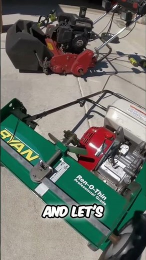 Taking a closer look at the Ryan Ren-O-Thin, a powerful commercial-grade dethatcher.