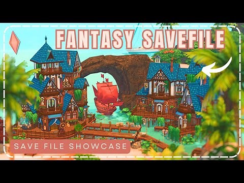 The BEST Occult save file for the sims 4! | Eryn's Fantasy Save: Save File Showcase
