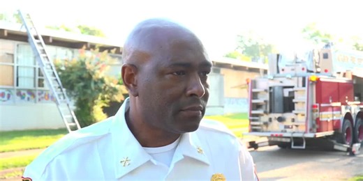 Middle school building in Jackson catches fire