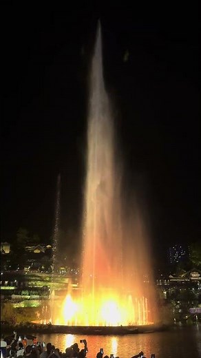Dancing Fountain Show in HDR 🌊✨ Magic Water Performance #fountainshow #fountain