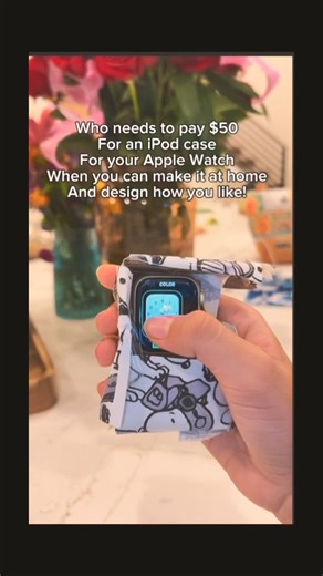 DIY Apple Watch iPod case! Tutorial?? #art #draw #drawing #cute #iphonedesign
