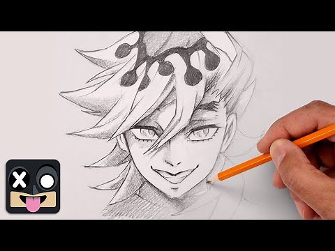 How To Draw Doma | Demon Slayer Step by Step Sketch Tutorial
