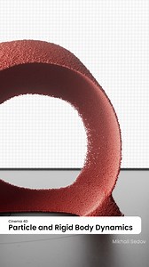 1.7K views · 22 reactions |  Discover new possibilities in particle simulation with #Cinema4D's state-of-the-art particle and rigid body dynamics.  ️ Achieve remarkable control over particle behavior through custom properties that integrate effortlessly with various modifiers and emitters.  Harness the power of the versatile Particle Node Modifier to create complex particle simulations with ease.  More at maxonvfx.com/3VnmSMz | Maxon | Facebook