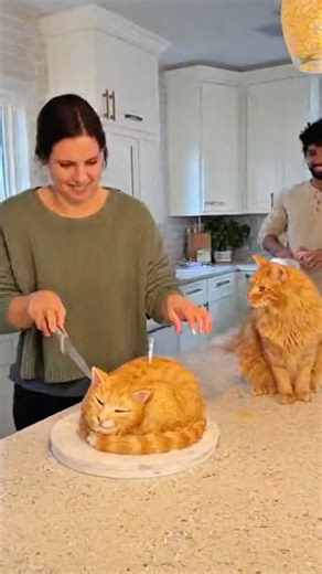 RyAn Lee on Instagram: "Hilarious Cat vs. The Jiggling Cake: Pure Comedy Gold!"