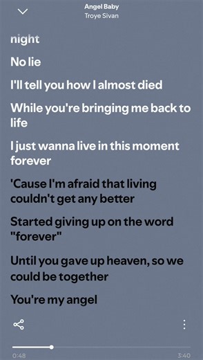 Angel Baby 💕 Lyrics #lyrics #trending #songlyrics