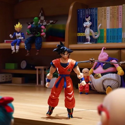 Dragonball - Goku Practices Martial Arts | Stop Motion