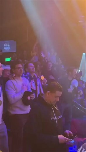 Watching the United States men's national ice hockey team belting out the National Anthem in a Miami nightclub after bringing home gold from the 2026 Winter Olympics is just flat-out awesome. From the podium in Milan to celebrating together back home — that’s the kind of moment that reminds you what it’s all about. 🇺🇸 | Hawkeye Heaven